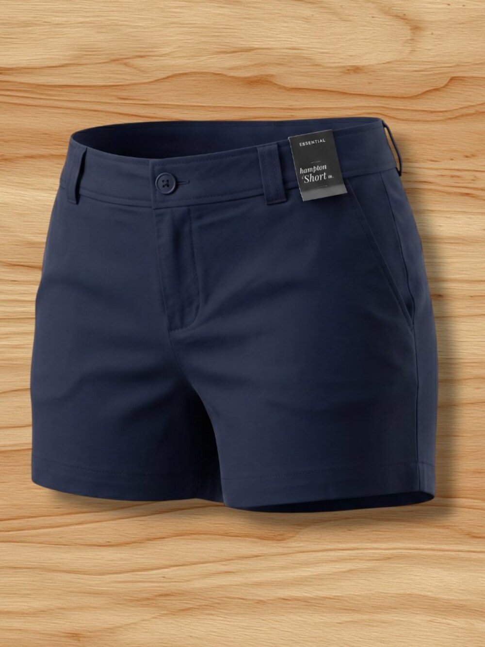 New York & Company Navy Essential Hampton‎ Twill Shorts 4